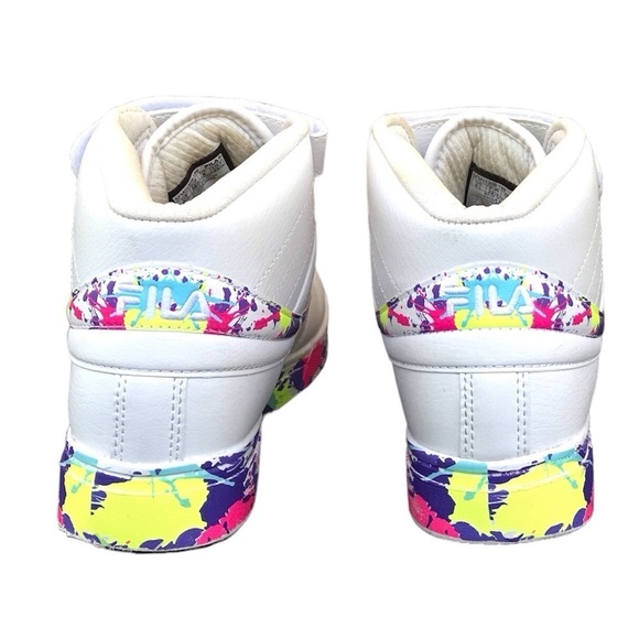 Fila Vulc 13 Paintball Splatter Sneakers size 8.5 - Picture 6 of 10